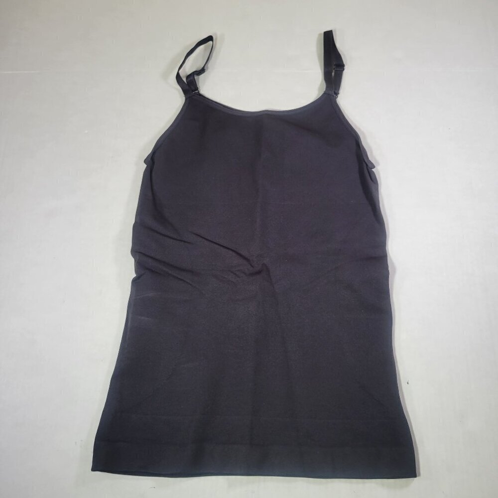 Empetua Black Scoop Neck Cami Shapewear Top # 62001 Size L